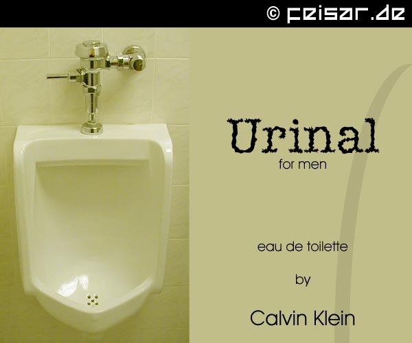 Urinal by Calvin Klein